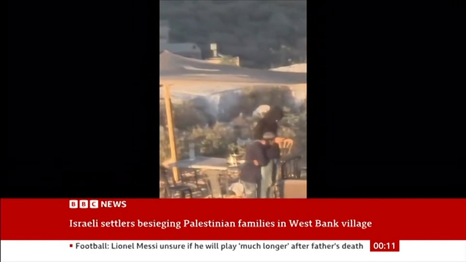 Broadcast still at 11m. BBC NEWS, BBC News, 12 August 2026.