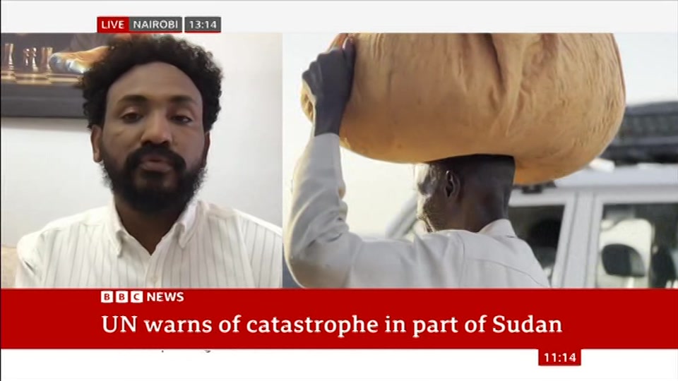Still from BBC News at 17:00