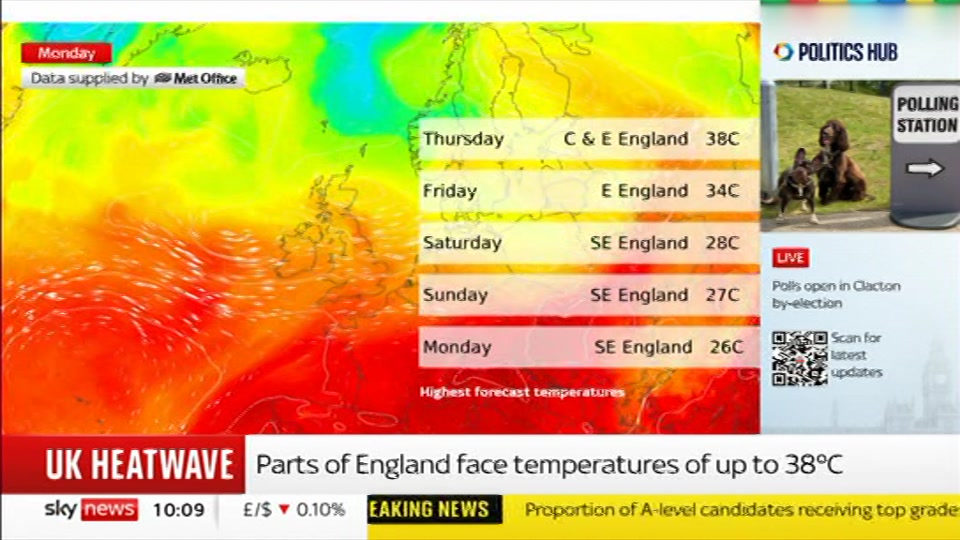 Still from Sky News at 9:00