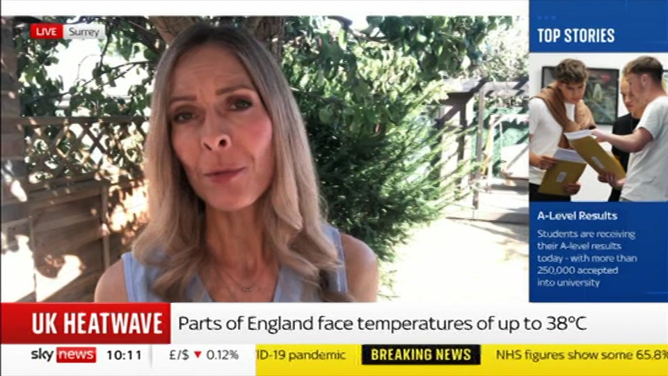 Still from Sky News at 11:00