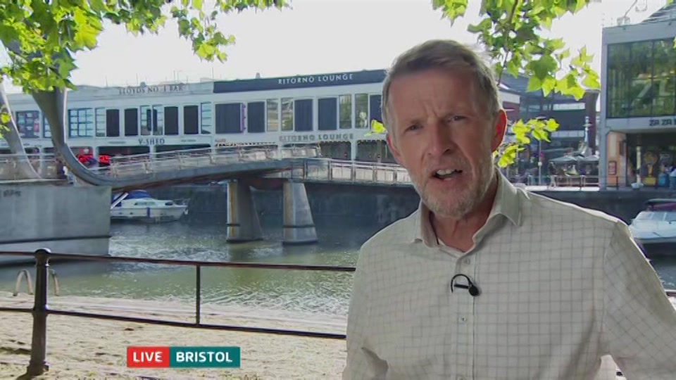 Broadcast still at 7m. ITV1, ITV News West Country, 13 August 2026.