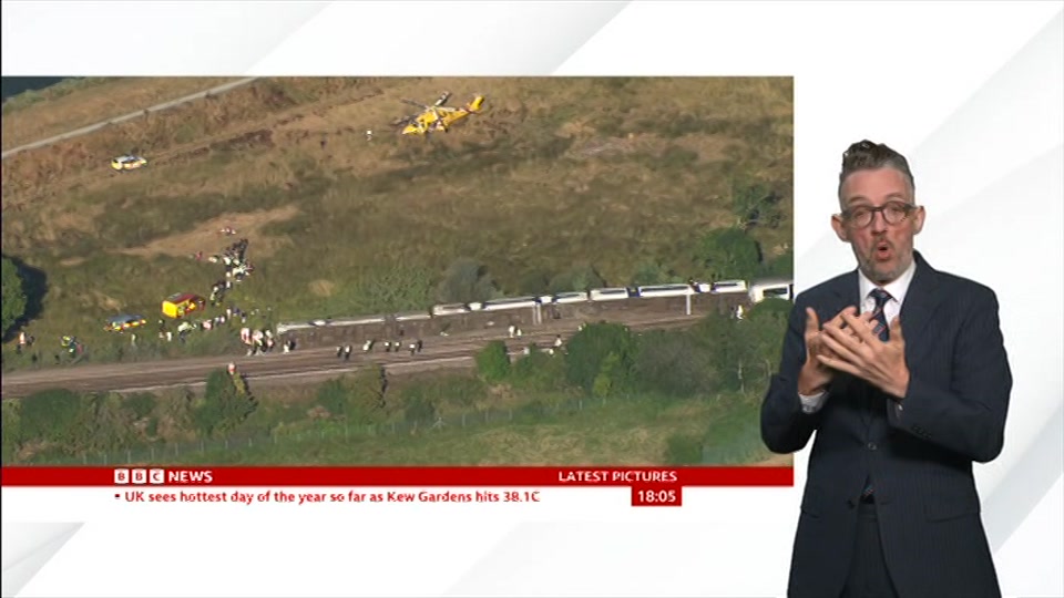 Still from BBC News at 5:00