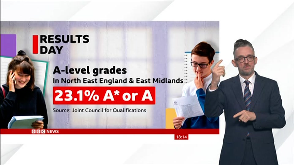 Still from BBC News at 14:00
