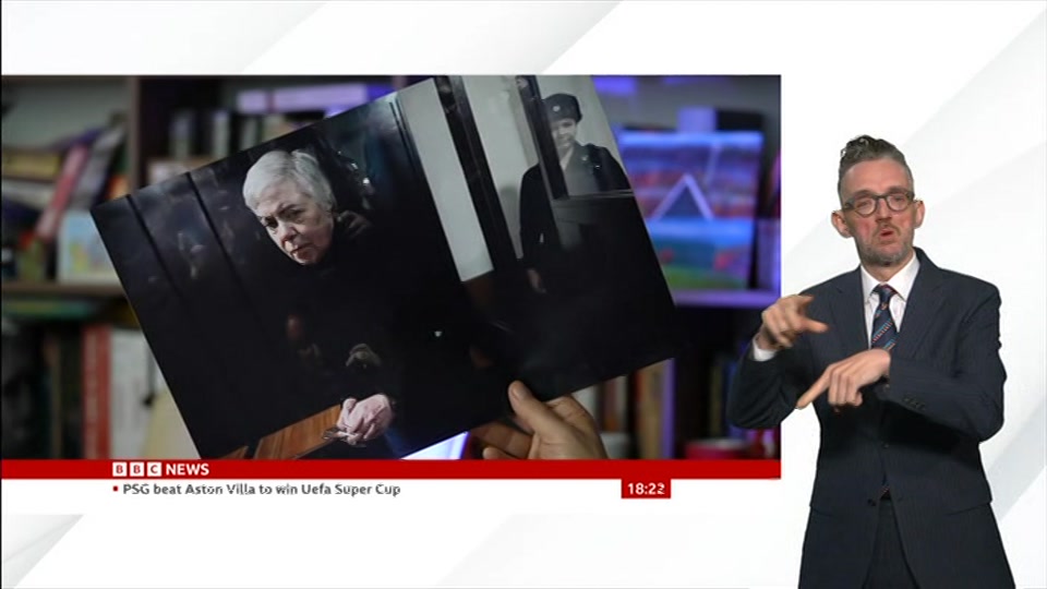 Still from BBC News at 22:00