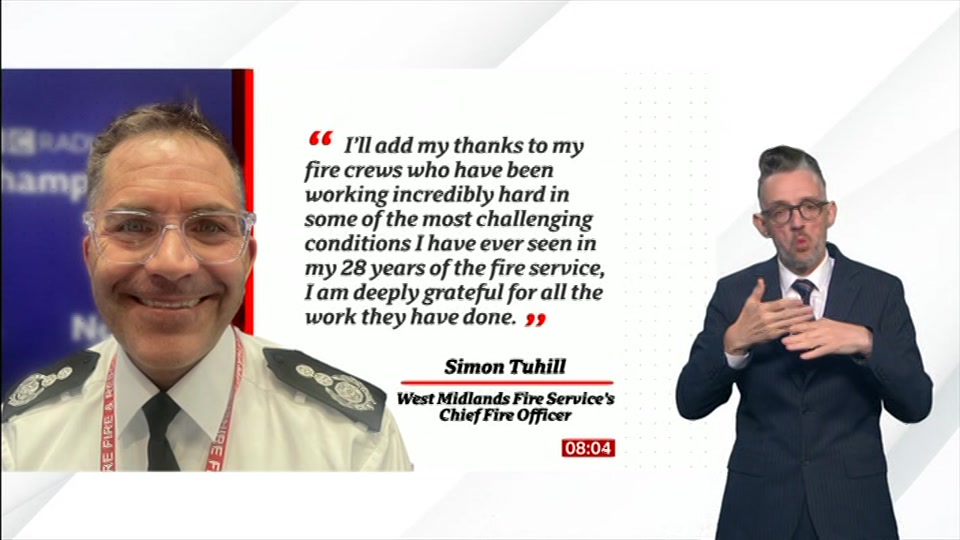Still from BBC News at 4:00