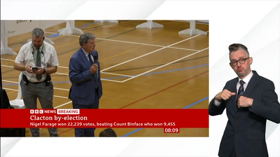 Still from BBC News at 9:00