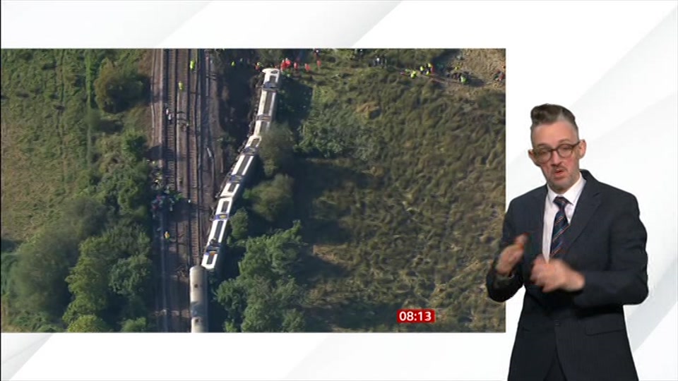 Still from BBC News at 13:00