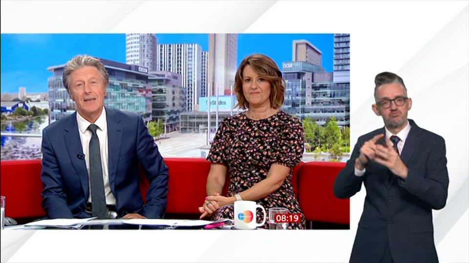 Still from BBC News at 19:00