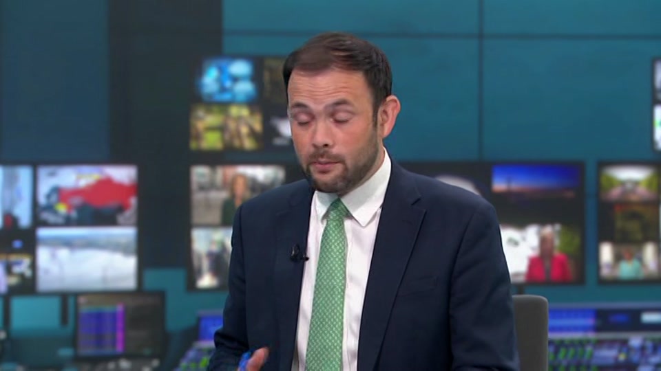 Broadcast still at 2m. ITV, ITV News, 15 August 2026.