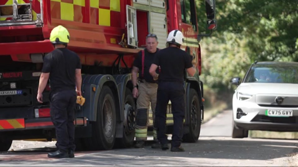 Broadcast still at 2m. ITV, ITV Evening News, 15 August 2026.