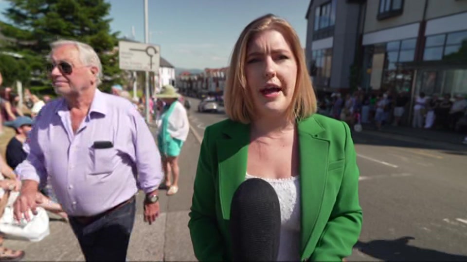 Broadcast still at 8m. ITV, ITV Evening News, 15 August 2026.