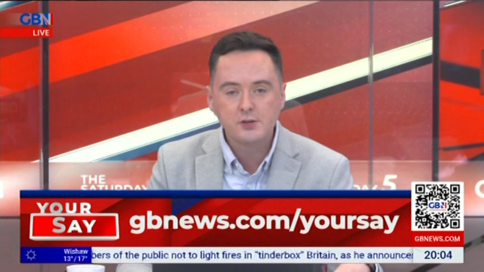 Still from GB News at 4:00