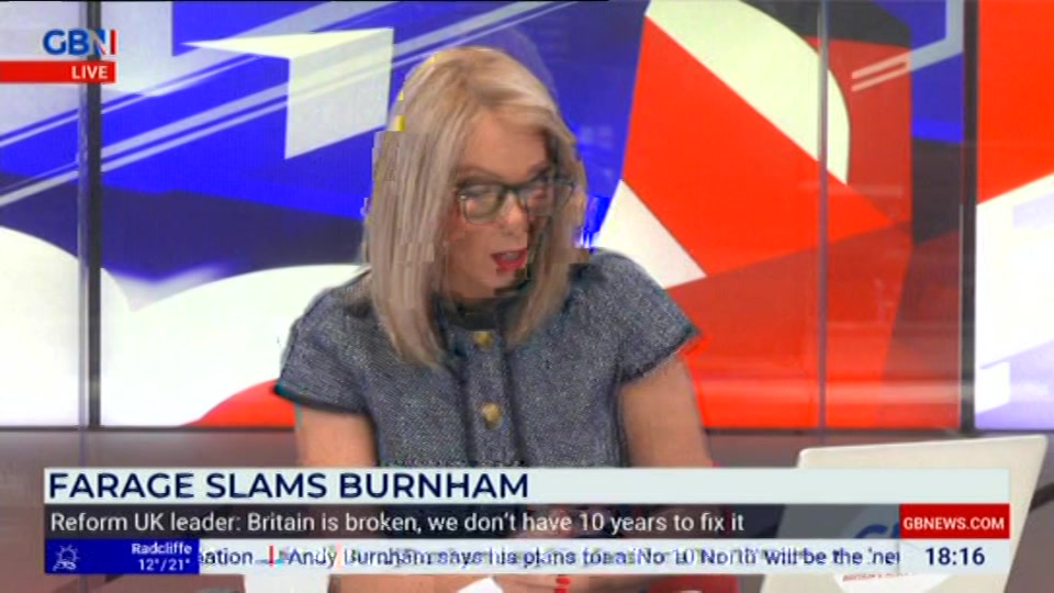 Still from GB News at 19:00