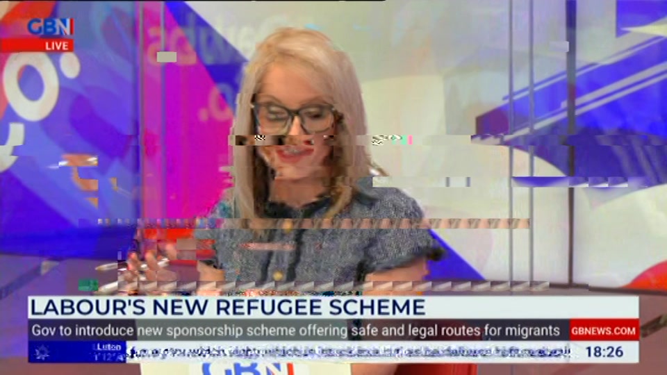 Broadcast still at 32m. GB News, New: Dewbs & Co, 29 June 2026.
