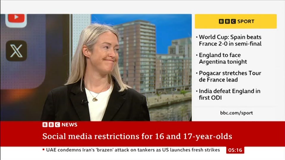 Still from BBC NEWS at 16:00