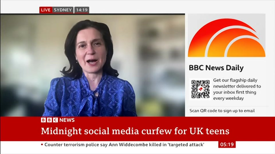 Broadcast still at 19m. BBC NEWS, BBC News, 15 July 2026.
