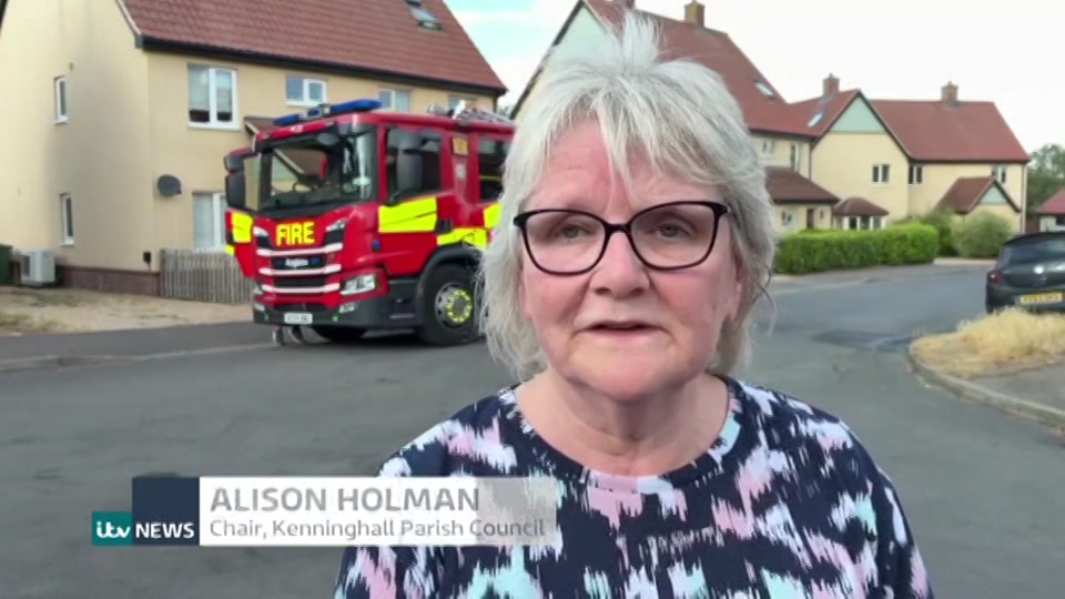 Broadcast still at 8m. ITV1, ITV Evening News, 10 August 2026.