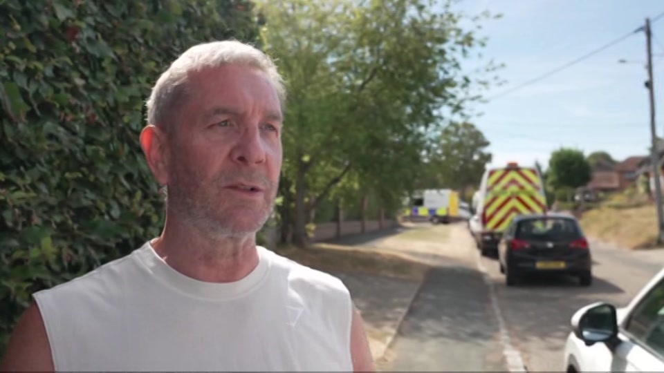 Broadcast still at 28m. ITV1, ITV Evening News, 10 August 2026.