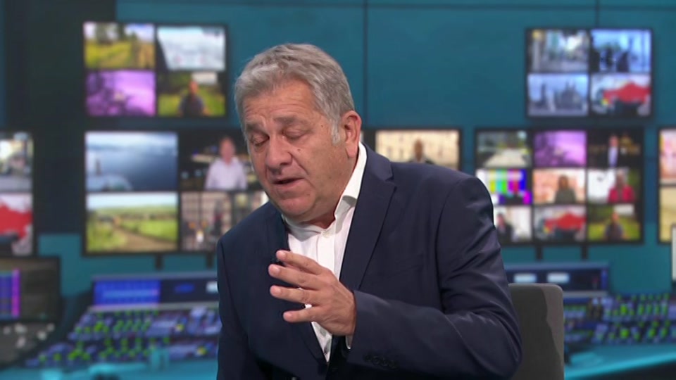 Broadcast still at 42m. ITV1, ITV Evening News, 10 August 2026.