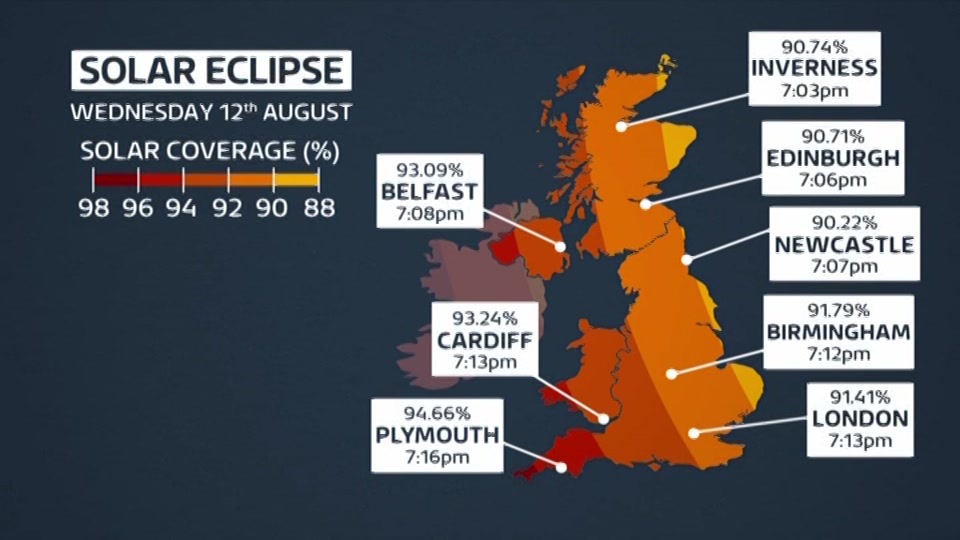 Broadcast still at 50m. ITV1, ITV Evening News, 11 August 2026.