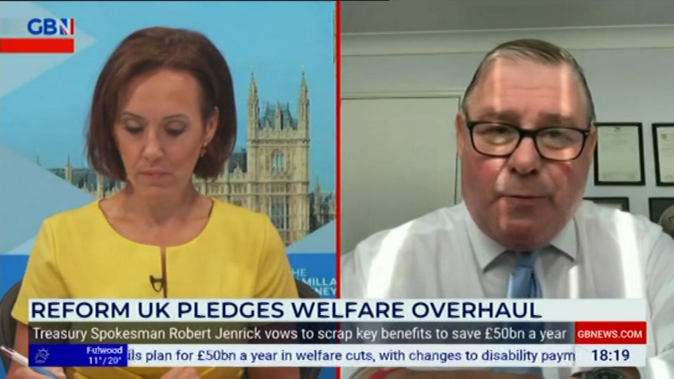 Still from GB News at 19:00