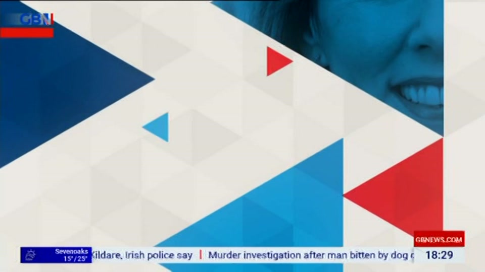 Broadcast still at 29m. GB News, New: The Camilla Tominey Show..., 16 August 2026.