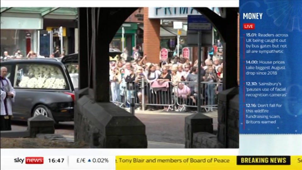 Still from Sky News at 17:00