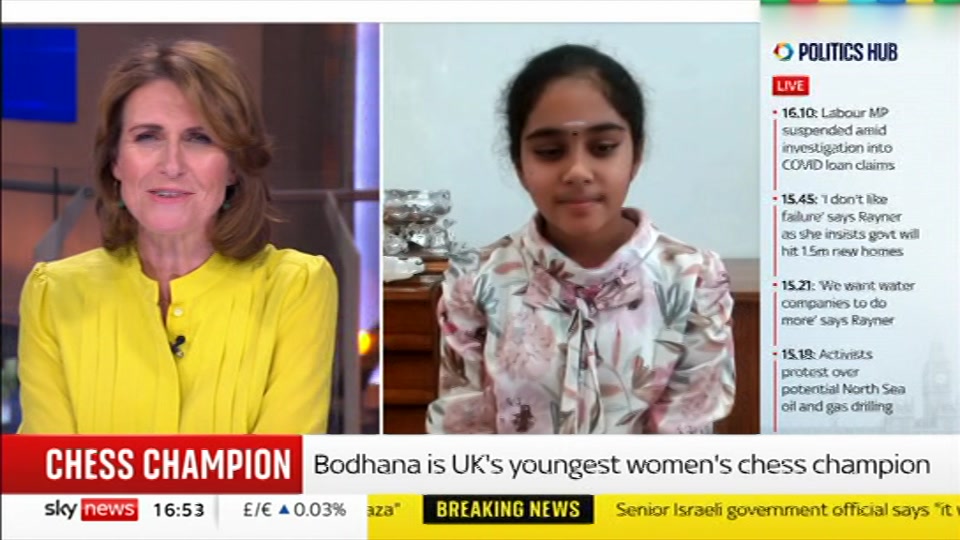 Broadcast still at 23m. Sky News, Sky News Today with Jayne Secker, 17 August 2026.