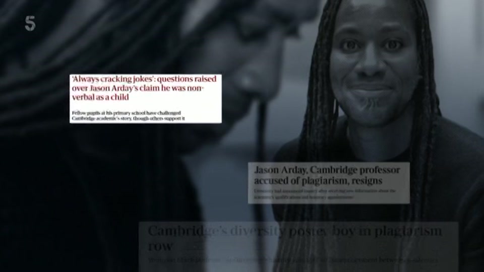 Still from Channel 5 at 13:00