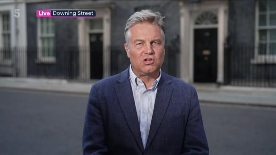 Broadcast still at 25m. Channel 5, 5 News with Dan Walker, 17 August 2026.