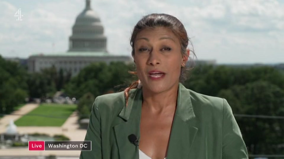 Broadcast still at 8m. Channel 4, Channel 4 News, 17 August 2026.