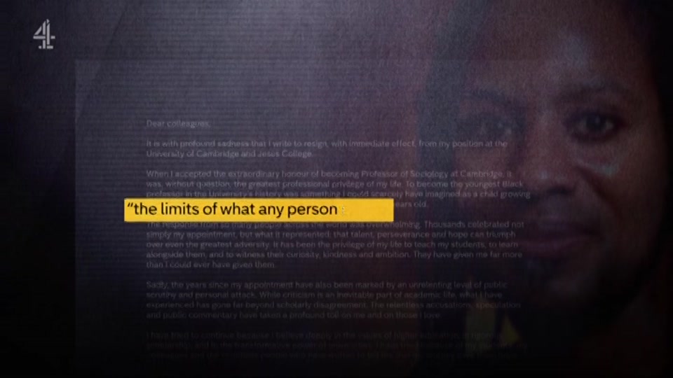 Broadcast still at 27m. Channel 4, Channel 4 News, 17 August 2026.