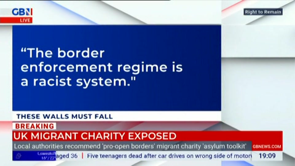 Still from GB News at 9:00