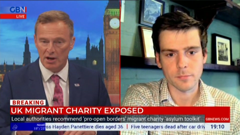 Still from GB News at 10:00