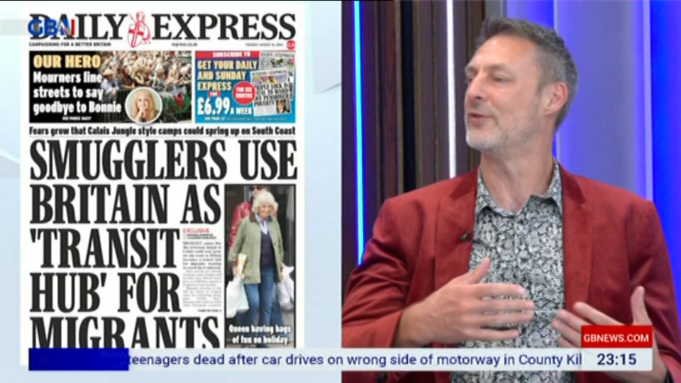 Still from GB News at 15:00