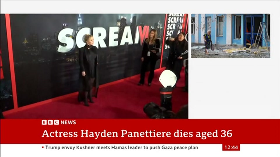 Still from BBC News at 14:00