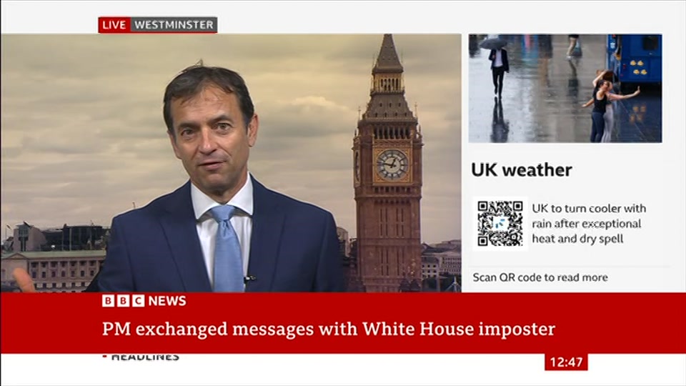 Still from BBC News at 17:00