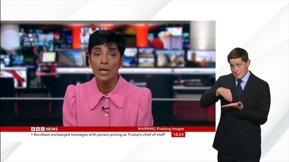 Still from BBC News at 24:00