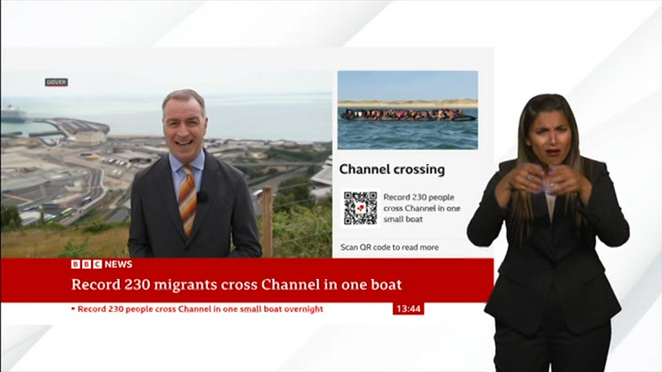 Still from BBC News at 14:00