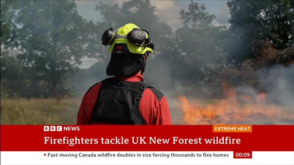 Broadcast still at 9m. BBC NEWS, BBC News, 10 August 2026.