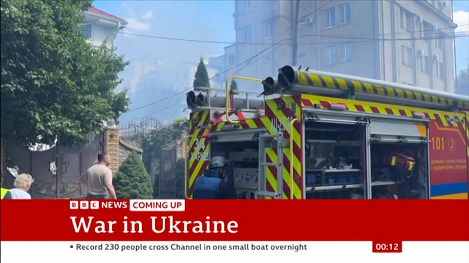 Still from BBC News at 12:00
