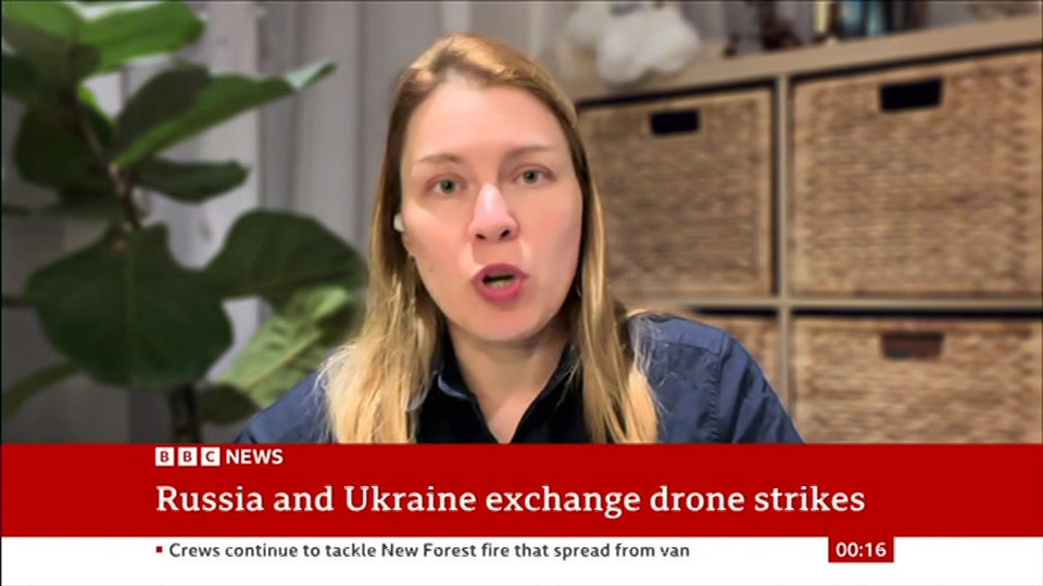 Broadcast still at 16m. BBC NEWS, BBC News, 10 August 2026.