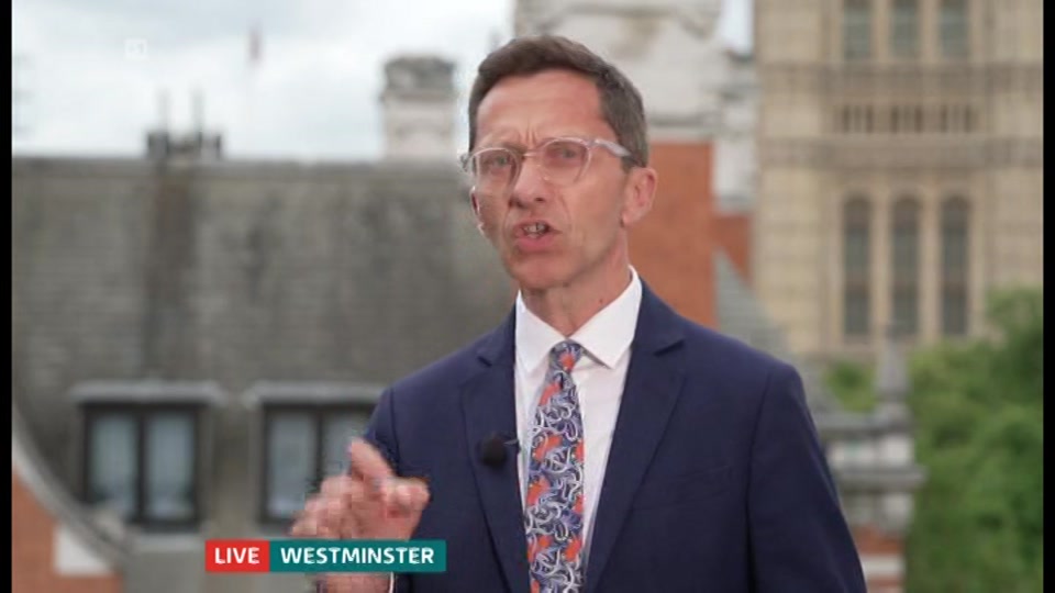 Broadcast still at 15m. ITV, ITV Evening News, 18 August 2026.