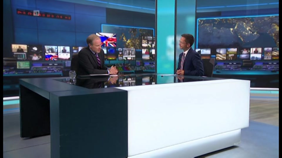 Broadcast still at 13m. ITV, ITV News at Ten, 18 August 2026.