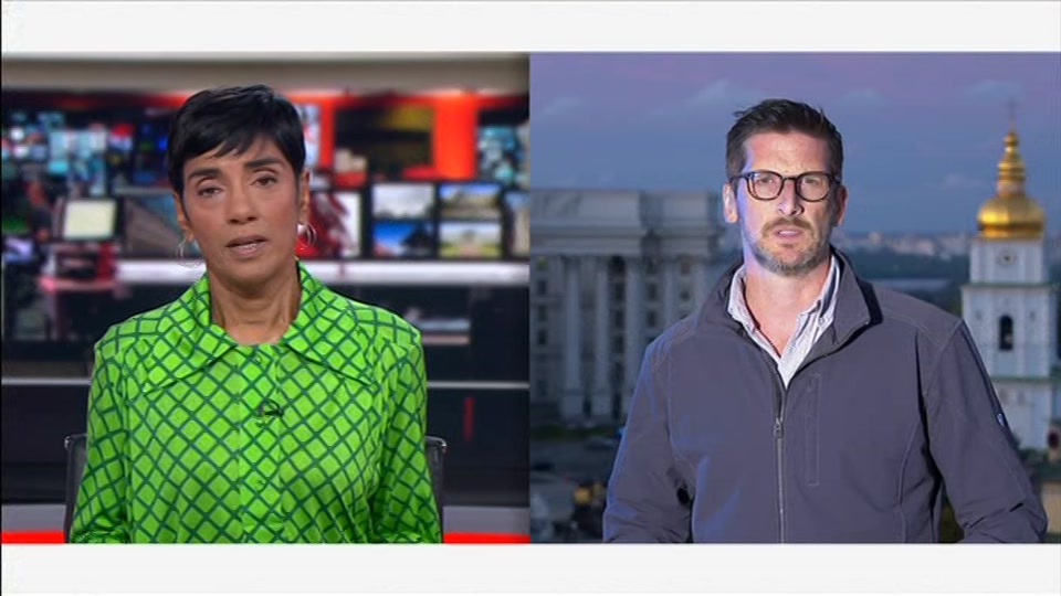 Broadcast still at 14m. BBC One, BBC News, 18 August 2026.