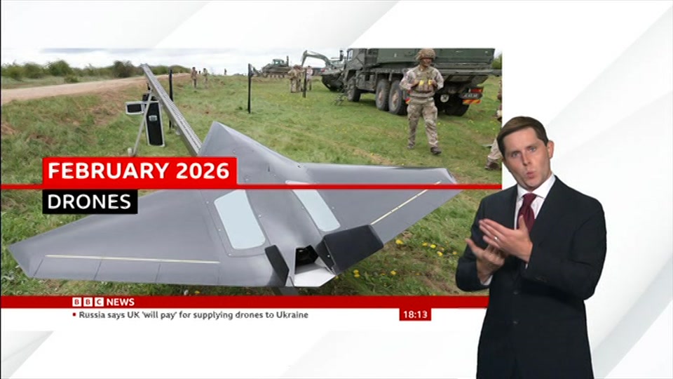 Still from BBC News at 13:00