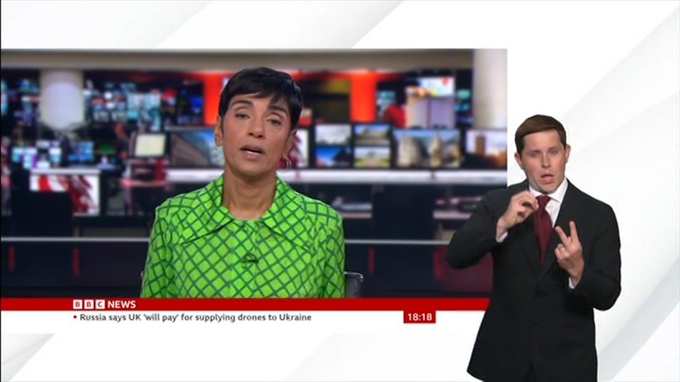 Still from BBC News at 18:00