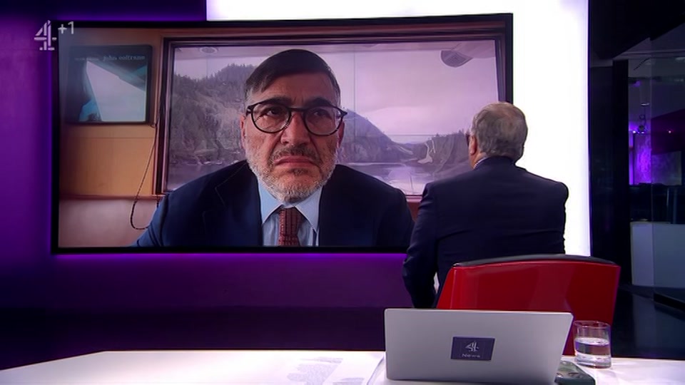 Broadcast still at 6m. Channel 4, Channel 4 News, 18 August 2026.