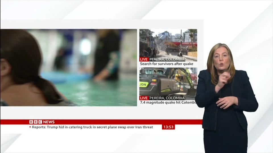 Still from BBC News at 23:00