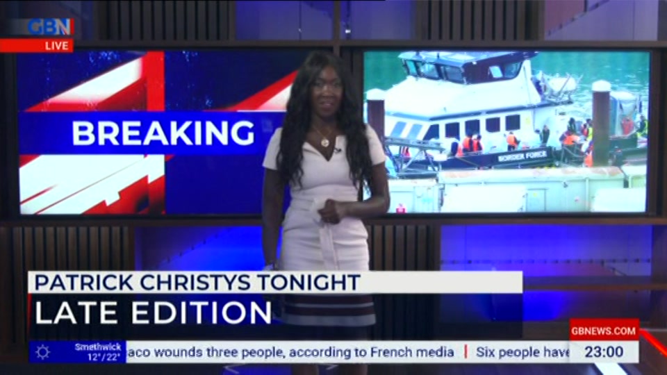 Still from GB News at 1:00